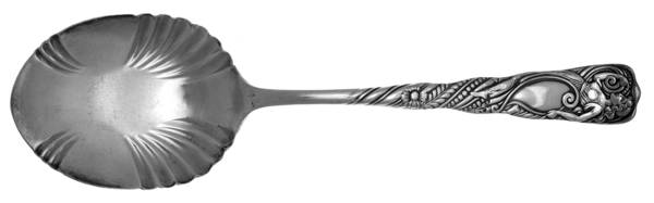 Siren (Silverplate, 1891) Solid Shell Berry/Casserole Spoon