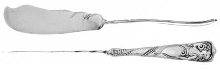 Siren (Silverplate, 1891) Flat Handle Master Butter Knife