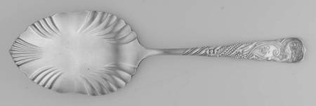 Siren (Silverplate, 1891) Large Solid Pie Knife