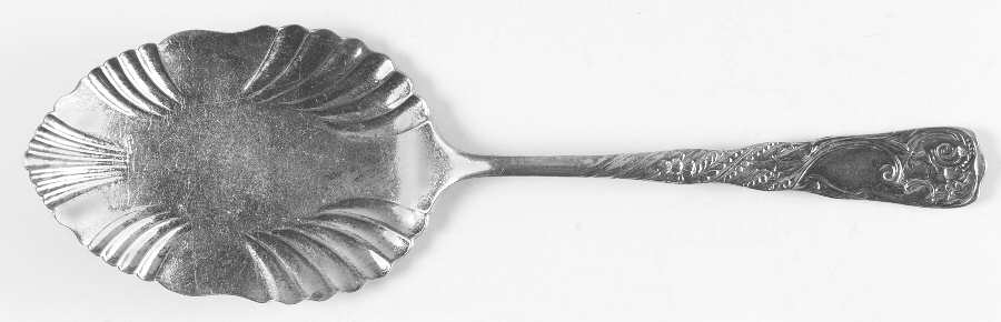 Siren (Silverplate, 1891) Large Solid Pie Knife