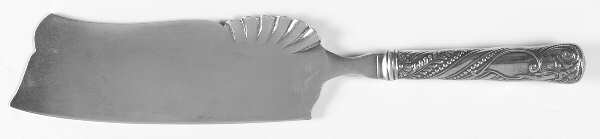 Siren (Silverplate, 1891) Large Ice Cream Slicer with Silverplate Blade
