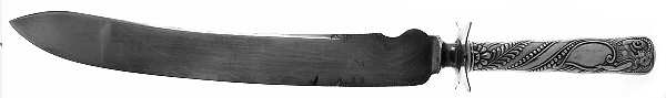 Siren (Silverplate, 1891) Large Stainless Blade Roast Carving Knife