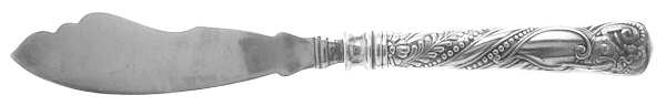 Siren (Silverplate, 1891) Individual Fish Knife with Silverplate Blade
