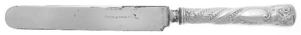 Siren (Silverplate, 1891) Blunt Hollow Knife with Bolster