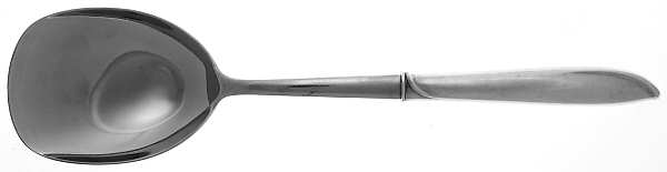 Silver Rhythm (Sterling, 1953) Salad Servng Spoon with Stainless Bowl