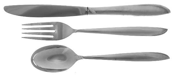 Silver Rhythm (Sterling, 1953) 3 Piece Youth Set (Knife, Fork & Spoon)