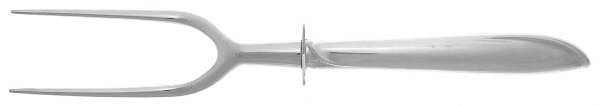 Silver Rhythm (Sterling, 1953) Small Steak Carving Fork with Stainless Prongs