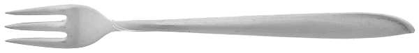Silver Rhythm (Sterling, 1953) Cocktail/Seafood Fork by International Silver