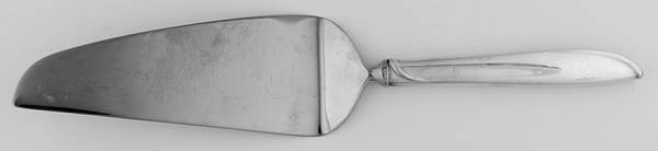 Silver Rhythm (Sterling, 1953) Pie & Cake Server with Stainless Blade