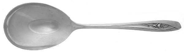 Silver Tulip (Silverplate, 1956) Solid Smooth Casserole Spoon
