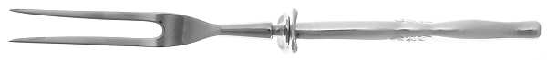 Silver Wind (Silverplate, 1955) Small Steak Carving Fork with Stainless Prongs