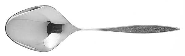 Snowflake (Sterling, 1966) Solid Smooth Casserole Spoon