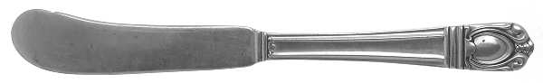 Sonja (Sterling, 1937, No Monograms) Flat Handle Butter Spreader