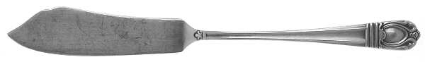 Sonja (Sterling, 1937, No Monograms) Flat Handle Master Butter Knife