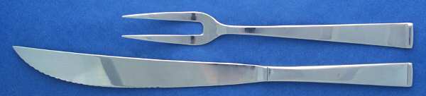 Sophisticate (Stainless) Large 2-Piece Roast Carving Set w/Stainless Blade