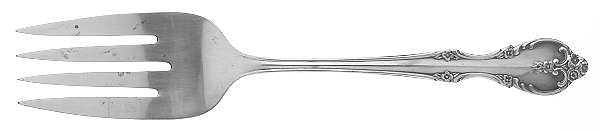 Southern Splendor (Silverplate, 1962) Medium Solid Cold Meat Serving Fork