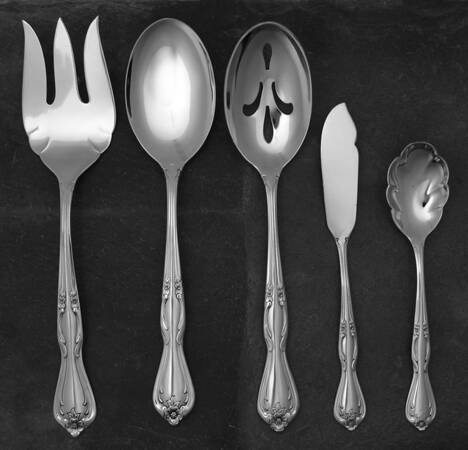 Southern Splendor (Stainless) 5 Piece Hostess Set
