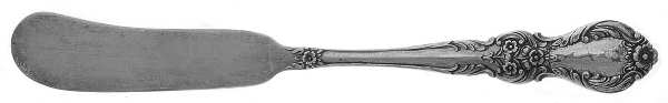 Southern Treasure (Sterling, 1953) Flat Handle Butter Spreader