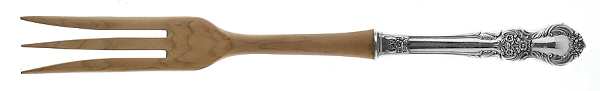Southern Treasure (Sterling, 1953) Salad Serving Fork with Wooden Prongs