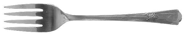 Sovereign (Silverplate, 1939) Individual Salad Fork by International Silver