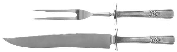 Sovereign (Silverplate, 1939) Small Stainless Blade 2-Piece Steak Carving Set