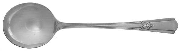 Sovereign (Silverplate, 1939) Round Bowl Soup Spoon (Gumbo) by International Silver