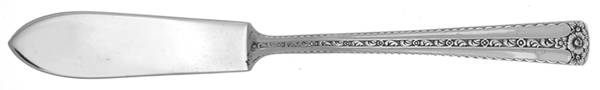 Spring Bouquet (Silverplate, 1954) Flat Handle Master Butter Knife