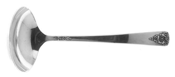 Spring Charm Silver (Silverplate, 1950) Solid Gravy Ladle