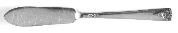 Spring Charm Silver (Silverplate, 1950) Flat Handle Master Butter Knife