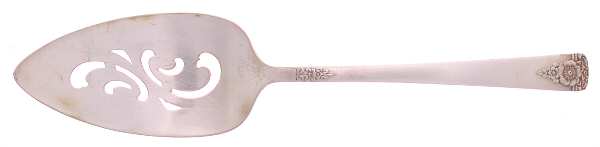 Spring Charm Silver (Silverplate, 1950) Solid Pierced Pie Server