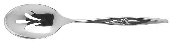 Spring Charm (Stainless) Pierced Tablespoon (Serving Spoon)