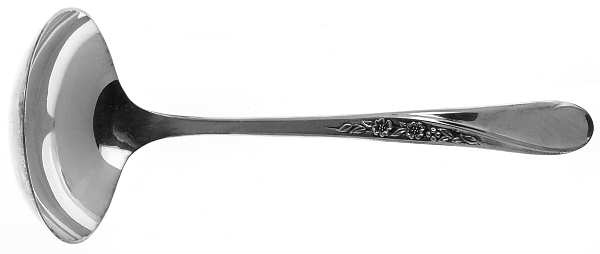 Spring Flower (Silverplate, 1956) Solid Gravy Ladle