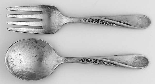 Spring Flower (Silverplate, 1956) 2 Pc Baby Set (BF, BS)