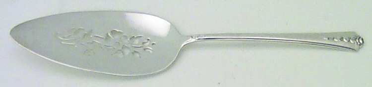 Spring Garden (Silverplate, 1949) Solid Pierced Pie Server by International Silver