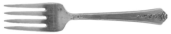 Spring Garden (Silverplate, 1949) Baby Fork