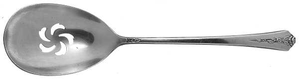 Spring Garden (Silverplate, 1949) Solid Pierced Casserole Spoon by International Silver