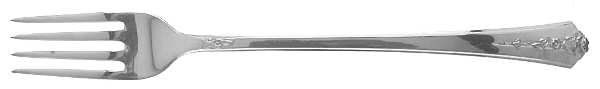 Spring Garden (Silverplate, 1949) Grille Fork (Viande) by International Silver