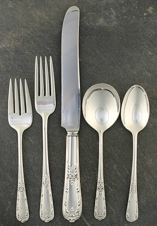 Splendor (Sterling, 1939, No Monograms) 5 Piece Place Size Setting