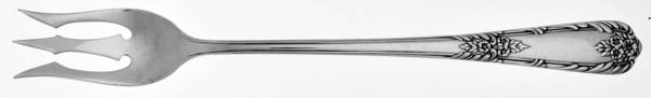 Splendor (Sterling, 1939, No Monograms) Short Handle Pickle/Olive Fork