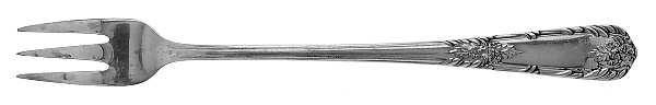 Splendor (Sterling, 1939, No Monograms) Cocktail/Seafood Fork