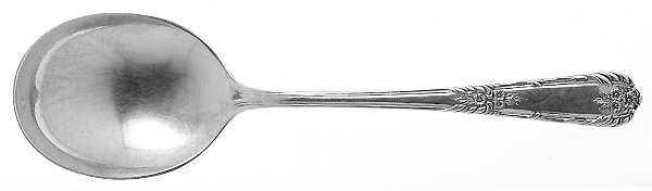 Splendor (Sterling, 1939, No Monograms) Round Bowl Soup Spoon (Cream Soup)
