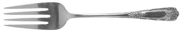 Splendor (Sterling, 1939, No Monograms) Individual Salad Fork