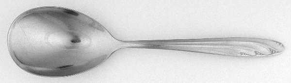 Spring Lily (Stainless) Solid Smooth Casserole Spoon