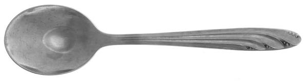 Spring Lily (Stainless) Round Bowl Soup Spoon (Cream Soup)
