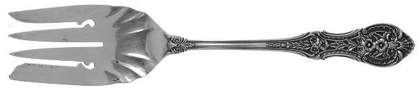 Springtime (Sterling, 1935) Medium Solid Cold Meat Serving Fork