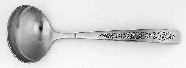 Spanish Rose (Stainless) Solid Gravy Ladle