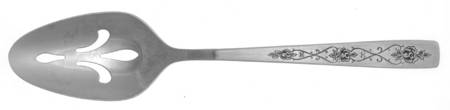 Spanish Rose (Stainless) Pierced Tablespoon (Serving Spoon)