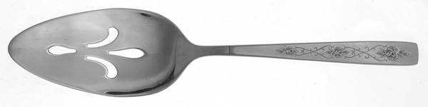 Spanish Rose (Stainless) Pierced All Stainless Pie Server