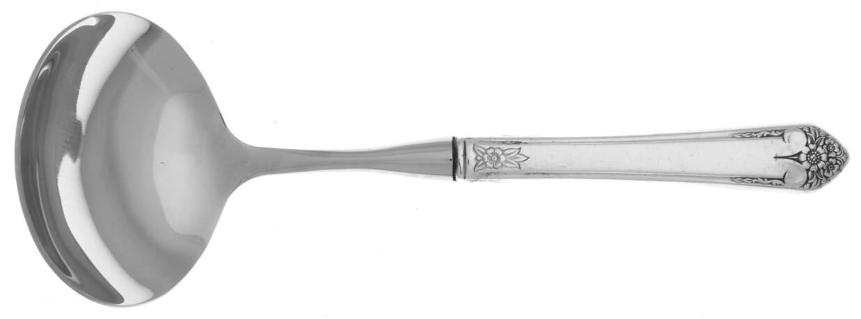 Starlight (Silverplate, 1950) Gravy Ladle with No Spout Stainless Bowl HC