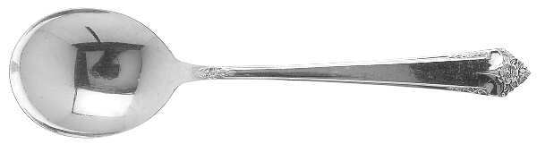 Starlight (Silverplate, 1950) Round Bowl Soup Spoon (Gumbo) by International Silver